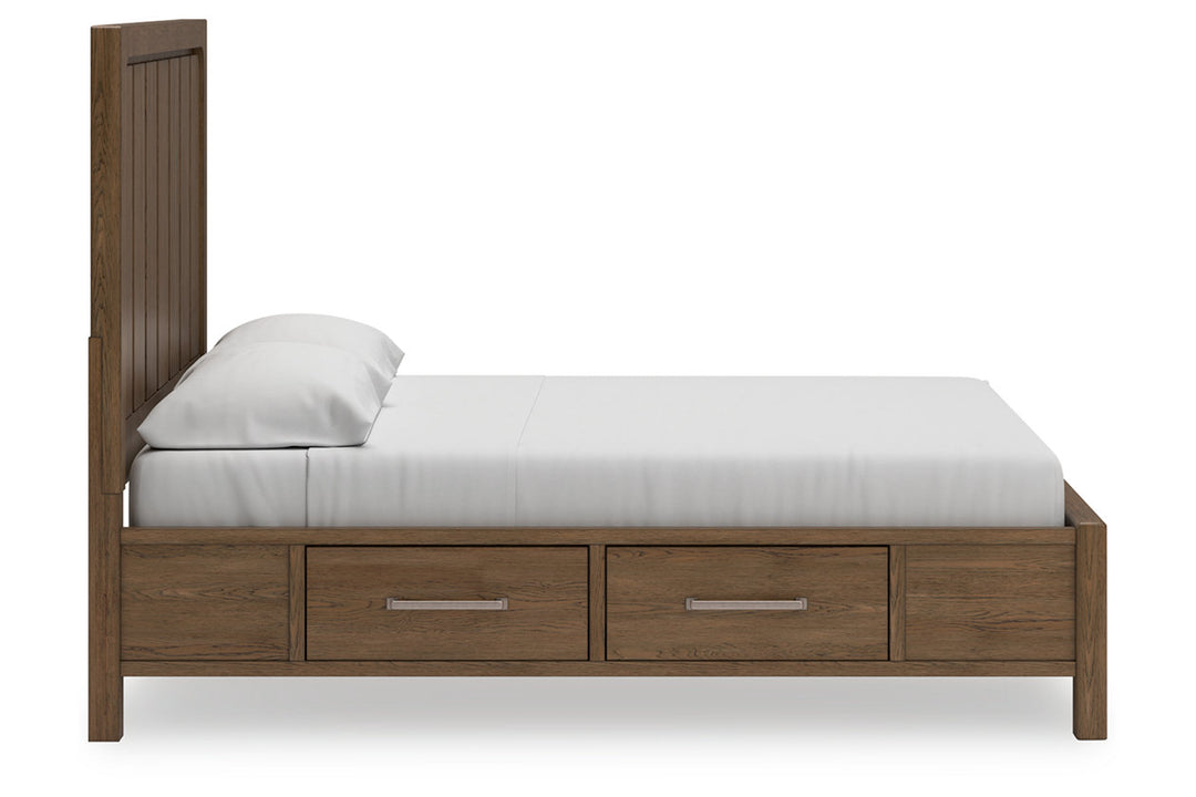 Cabalynn California King Panel Bed with Storage (B974B9)