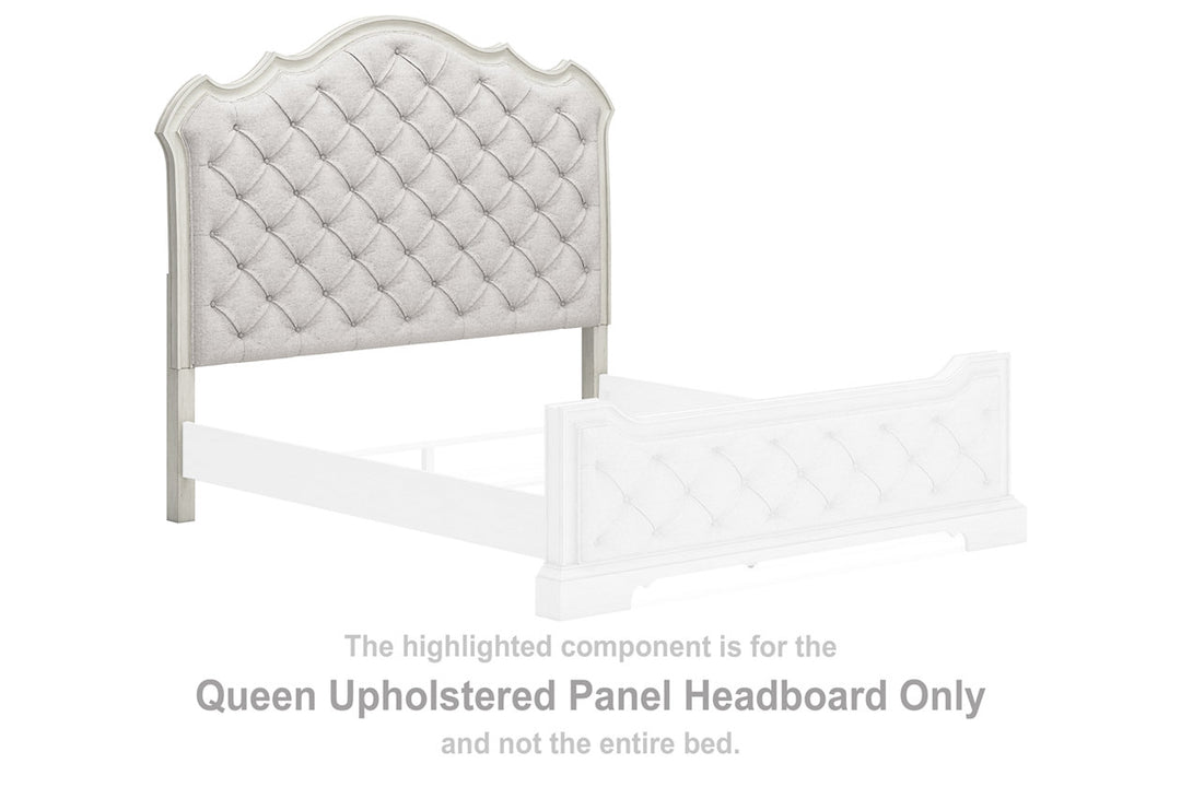 Arlendyne Queen Upholstered Panel Headboard (B980-57)