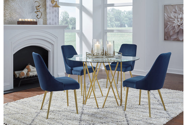 Wynora Dining Table and 4 Chairs (D292D1)