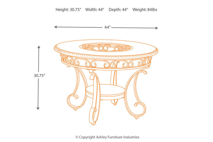 Glambrey Dining Table (D329-15)