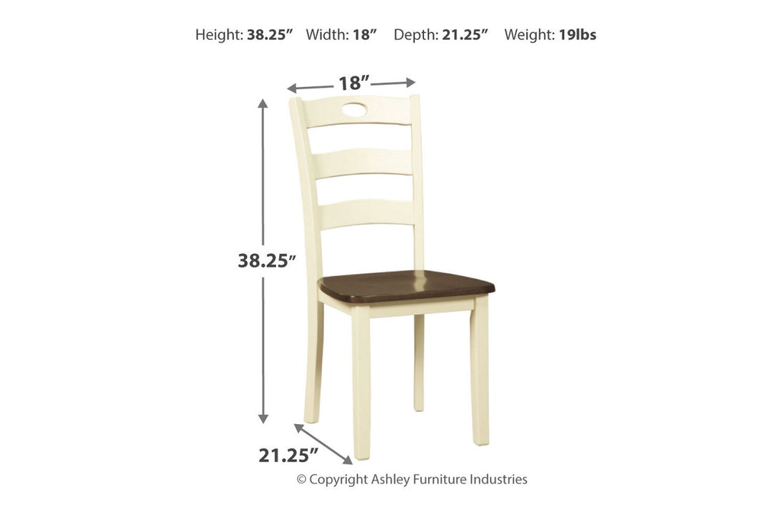 Woodanville Dining Table with 2 Chairs (D335D4)