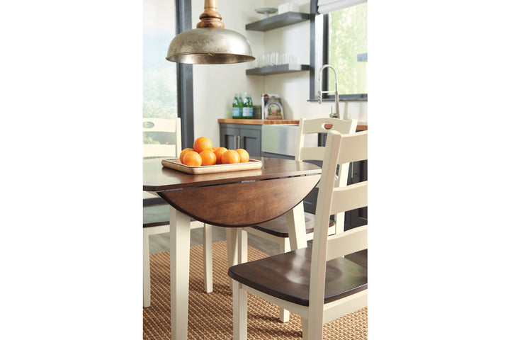 Woodanville Dining Table with 4 Chairs (D335D3)