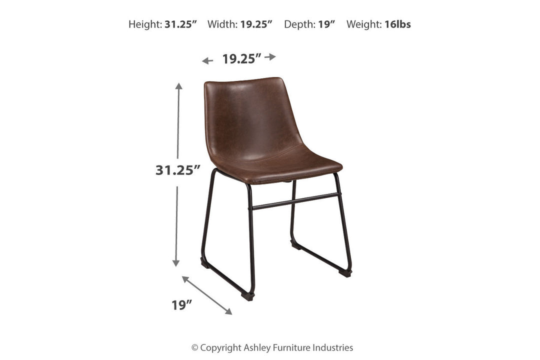 Centiar Dining Table and 4 Chairs (D372D1)