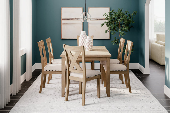 Sanbriar Dining Table and Chairs (Set of 7) (D393-425)