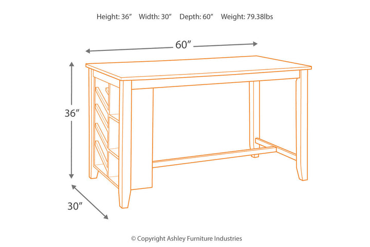 Rokane Counter Height Dining Table (D397-32)