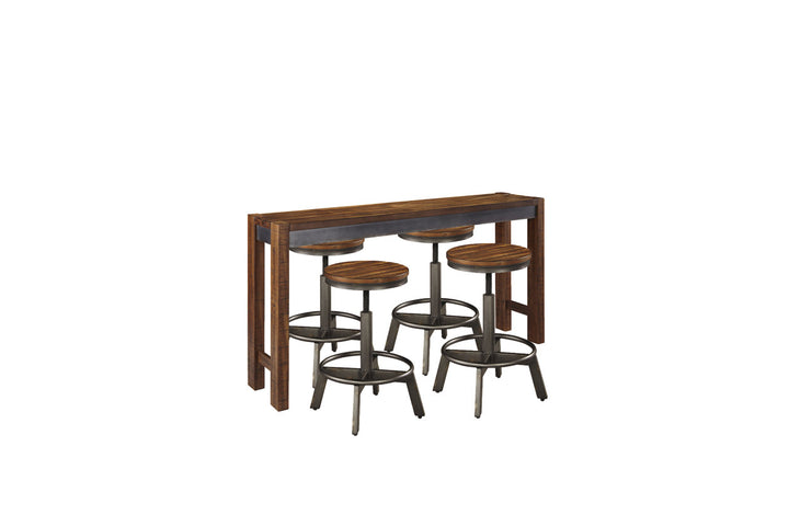 Torjin Counter Height Dining Table with 4 Barstools (D440D2)