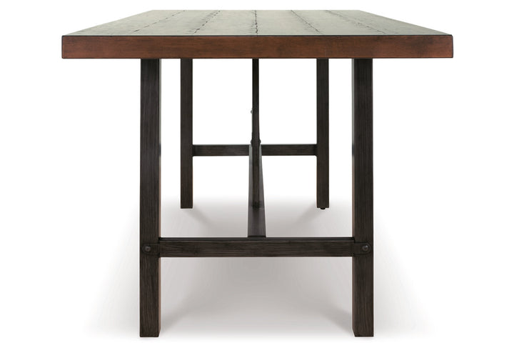 Kavara Counter Height Dining Table with 4 Barstools (D469D1)