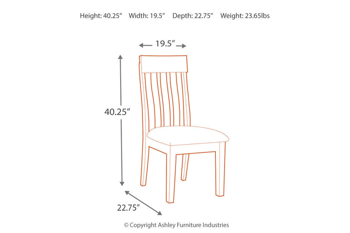 Ralene Dining Chair (Set of 2) (D594-01X2)