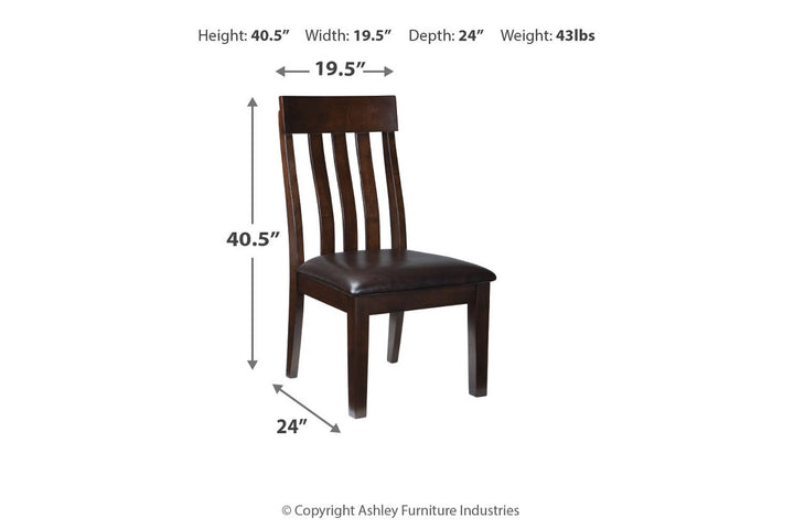 Haddigan Dining Chair (Set of 2) (D596-01X2)