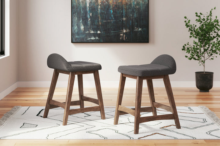 Lyncott Counter Height Bar Stool (D615-224)