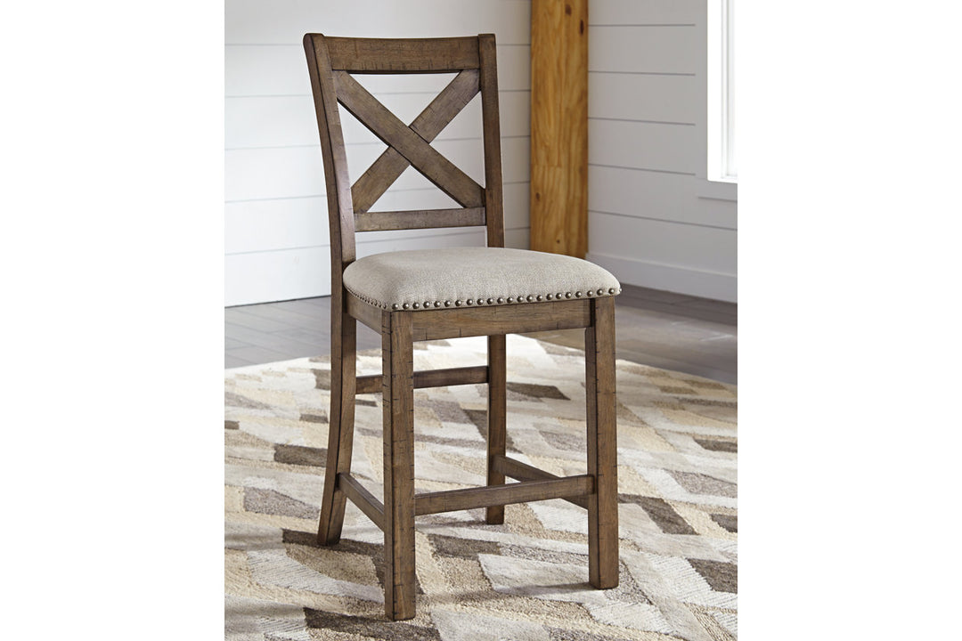 Moriville Counter Height Bar Stool (Set of 2) (D631-124X2)