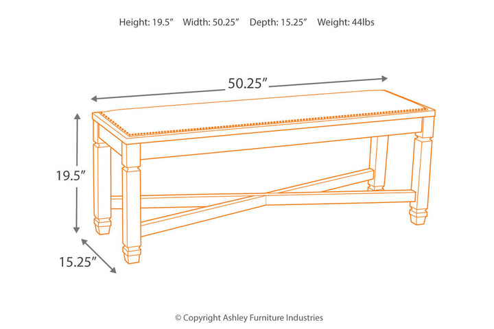 Bolanburg Dining Bench (D647-00)