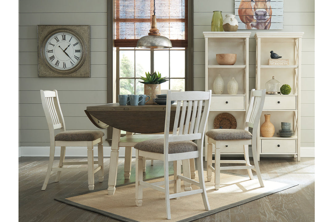 Bolanburg Counter Height Dining Table and 4 Barstools (D647D6)