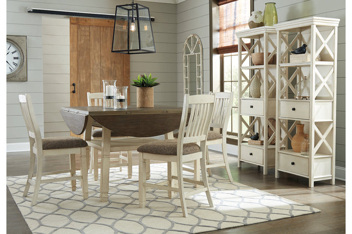 Bolanburg Counter Height Dining Table and 4 Barstools (D647D6)