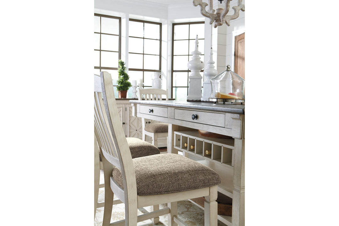 Bolanburg Counter Height Dining Table with 4 Barstools (D647D4)