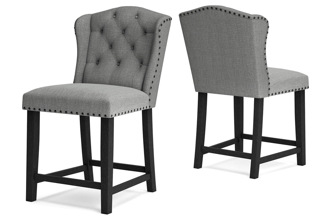 Jeanette Counter Height Bar Stool (D702-224)
