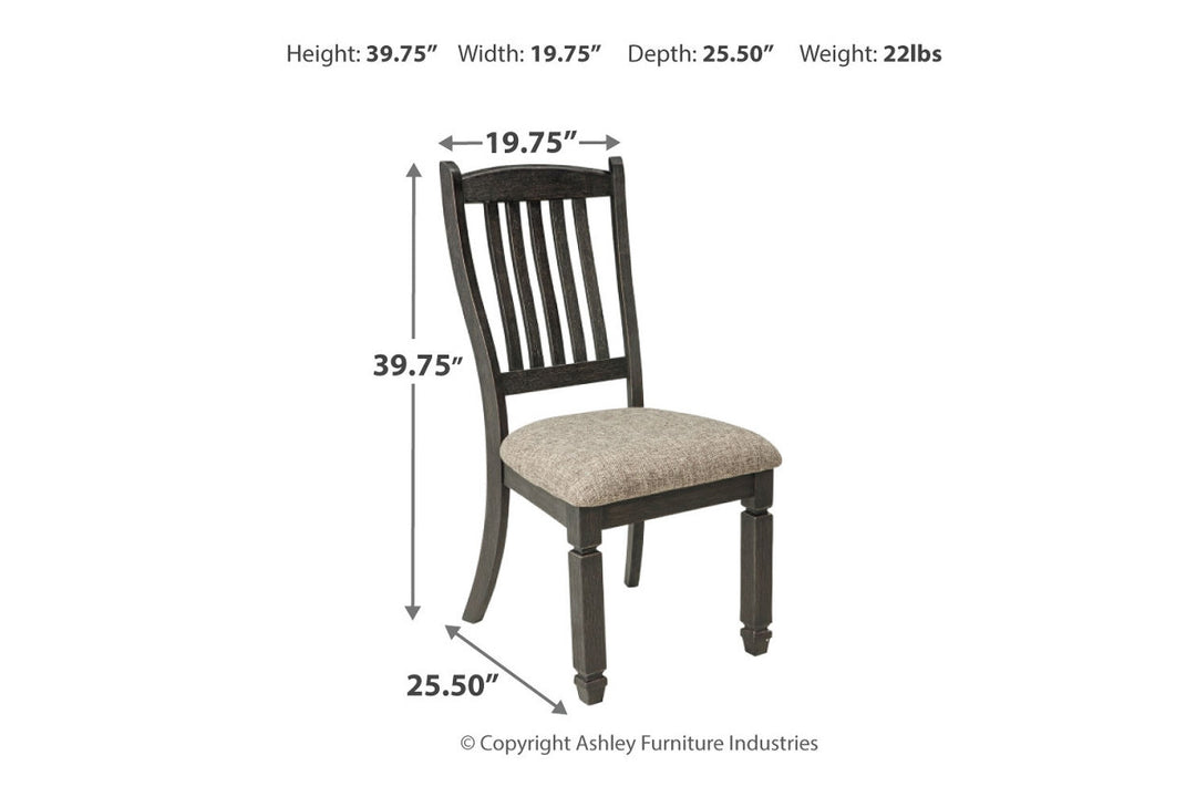 Tyler Creek Dining Table with 4 Chairs and Bench (D736D6)