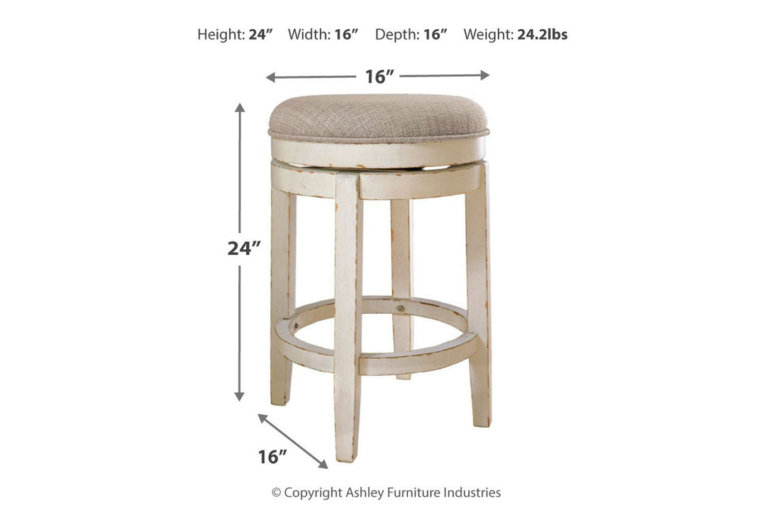 Realyn Counter Height Bar Stool (D743-024)