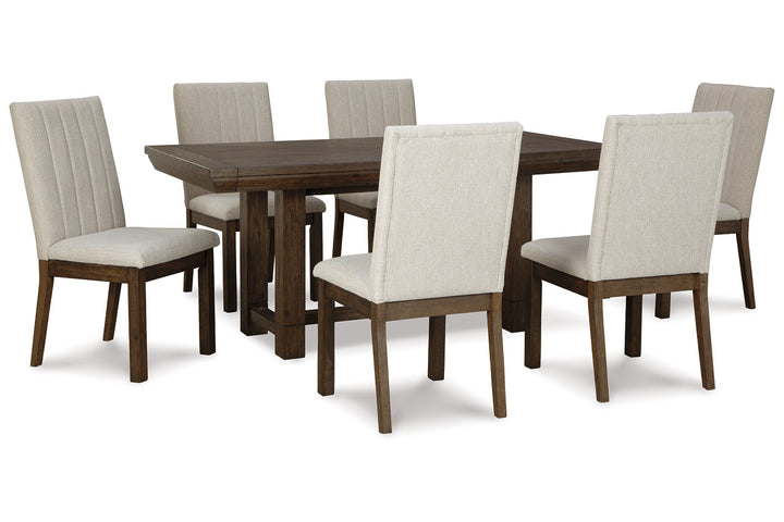 Dellbeck Dining Table and 6 Chairs (D748D2)