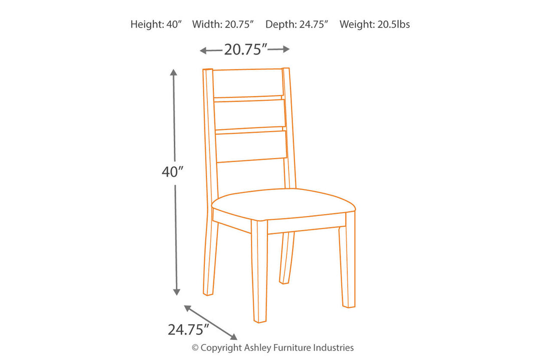 Grindleburg Dining Chair (Set of 2) (D754-01X2)