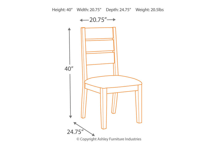 Grindleburg Dining Chair (Set of 2) (D754-01X2)