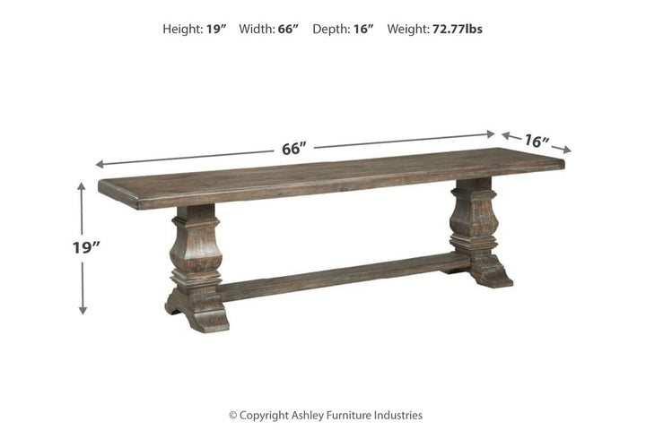 Wyndahl Dining Bench (D813-00)