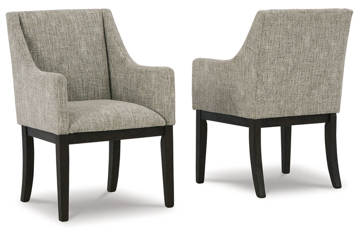 Burkhaus Dining Arm Chair (Set of 2) (D984-01AX2)