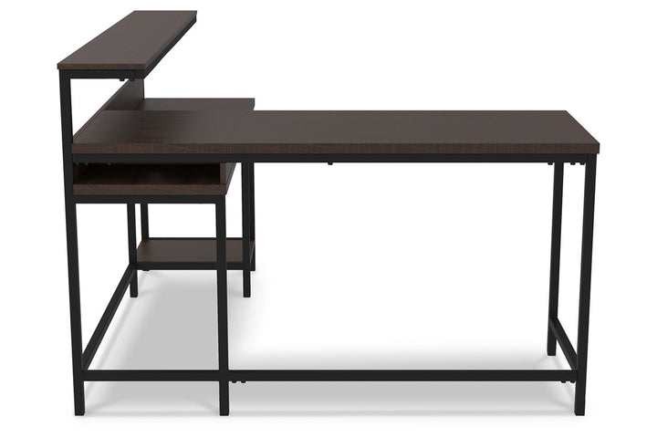 Camiburg Home Office L-Desk with Storage (H283-24)