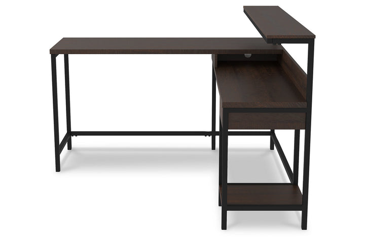 Camiburg Home Office L-Desk with Storage (H283-24)
