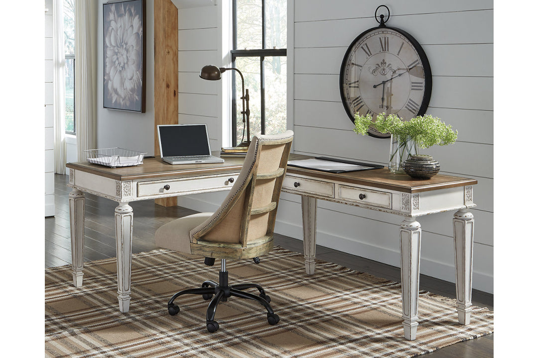 Realyn 2-Piece Home Office Desk (H743H1)