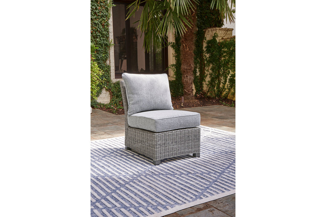 Naples Beach Armless Chair with Cushion (P439-846)