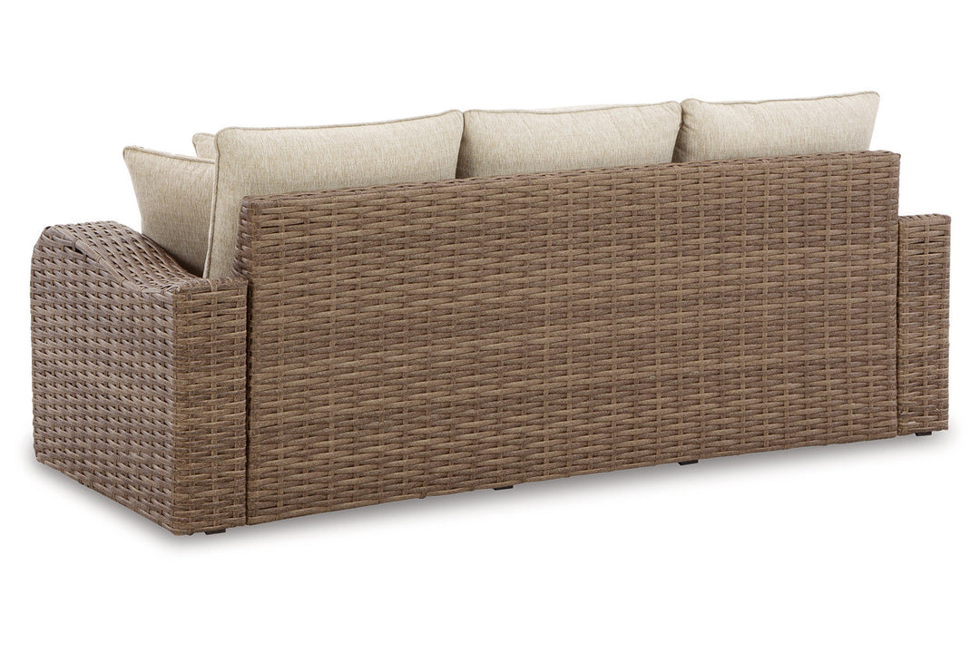 Sandy Bloom Outdoor Sofa with Cushion (P507-838)