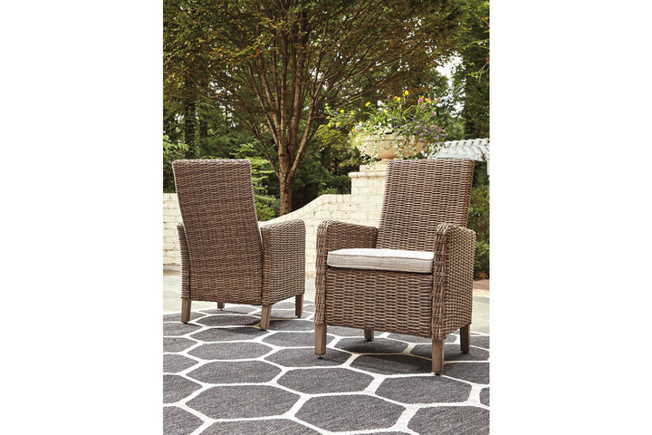 Beachcroft Arm Chair with Cushion (Set of 2) (P791-601A)