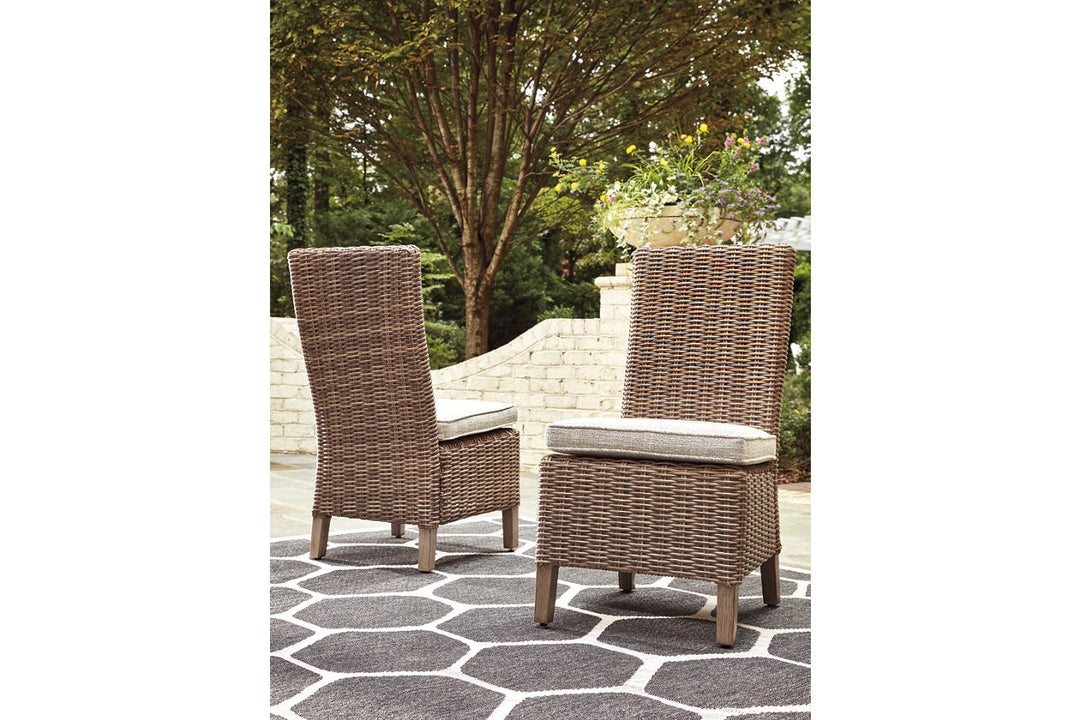 Beachcroft Side Chair with Cushion (Set of 2) (P791-601)