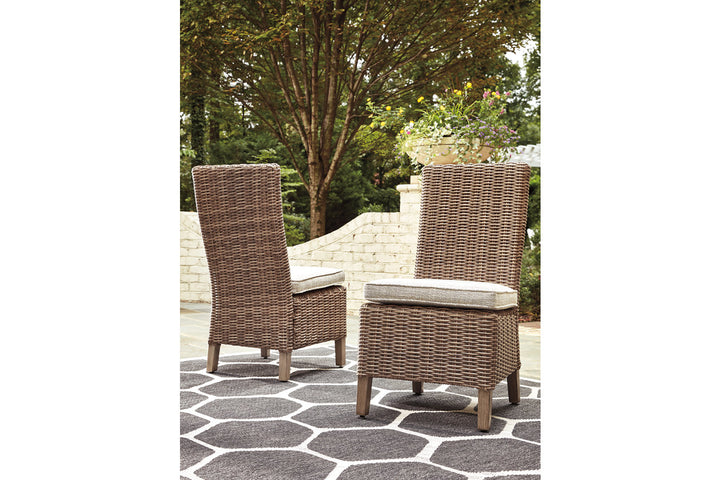 Beachcroft Outdoor Dining Table with 4 Chairs and Bench (P791P5)