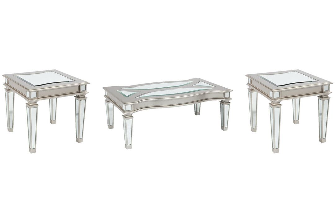 Tessani Coffee Table and 2 End Tables (T099T1)