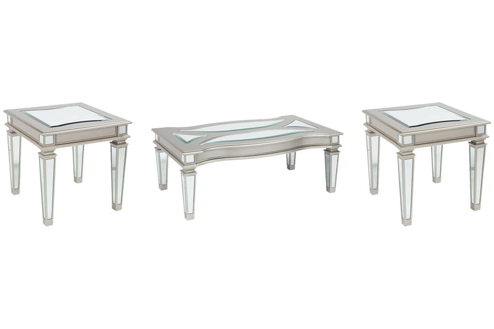 Tessani Coffee Table and 2 End Tables (T099T1)
