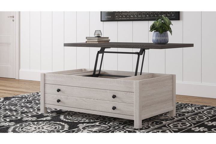 Dorrinson Coffee Table with Lift Top (T287-9)