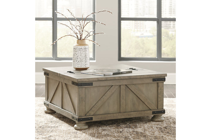 Aldwin Coffee Table With Storage (T457-20)