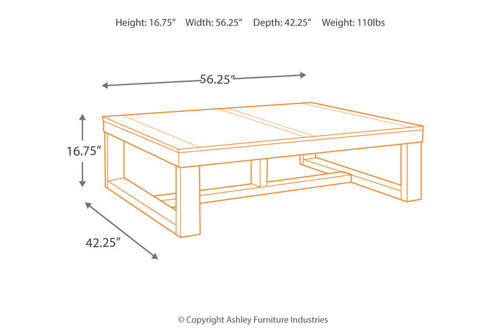 Watson Coffee Table (T481-1)