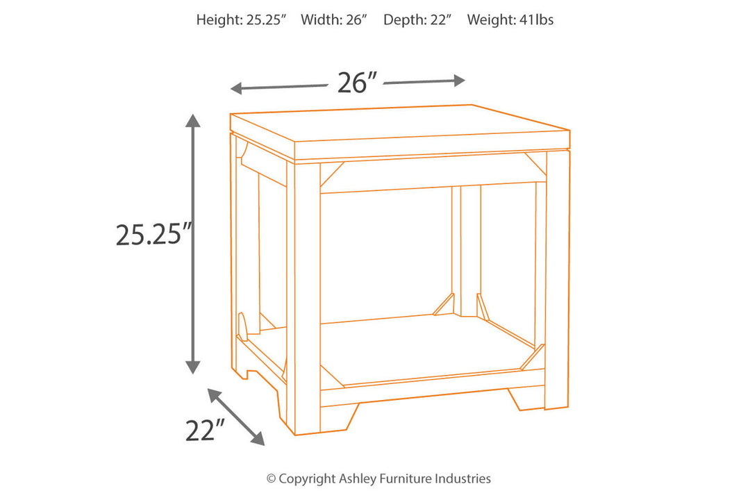 Rogness End Table (T745-3)