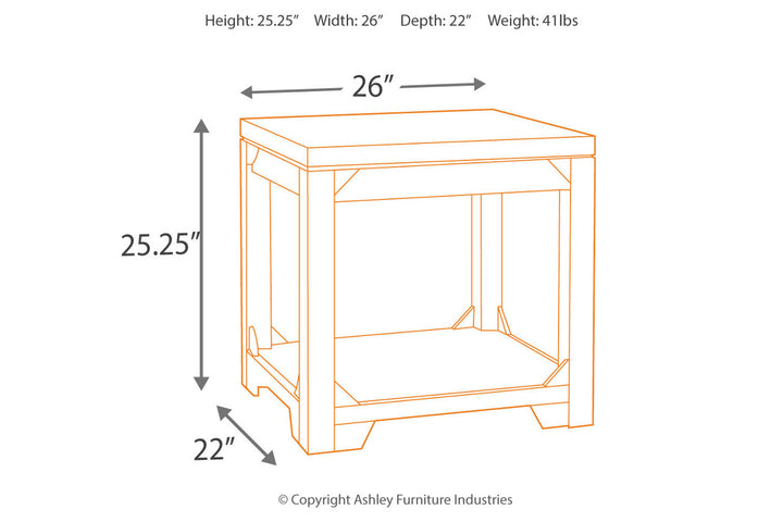 Rogness End Table (T745-3)