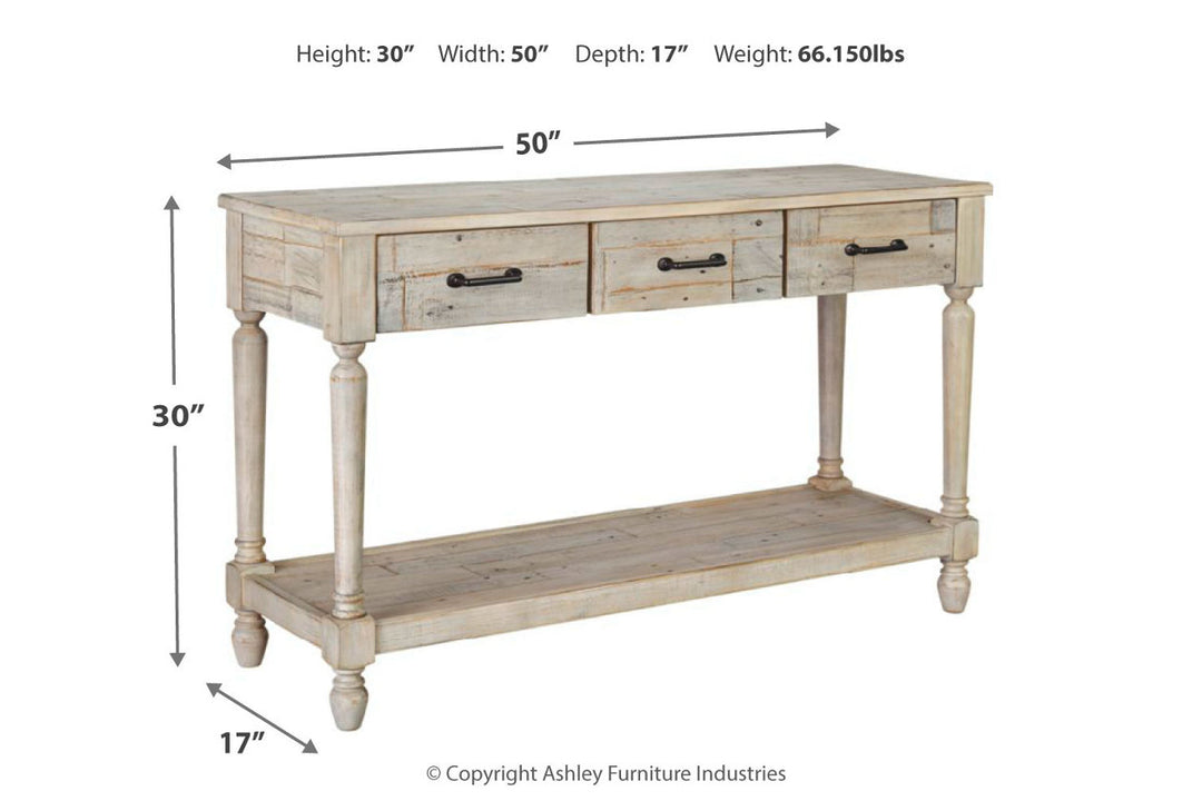 Shawnalore Sofa/Console Table (T782-4)