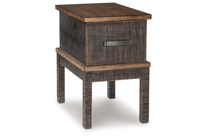 Stanah Chairside End Table with USB Ports & Outlets (T892-7)