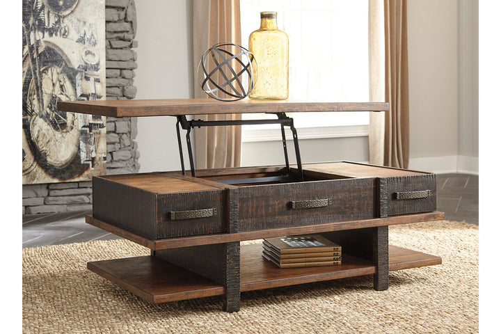 Stanah Coffee Table with Lift Top (T892-9)