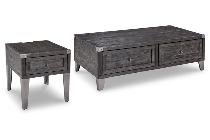 Todoe Coffee Table and End Table (T901T1)