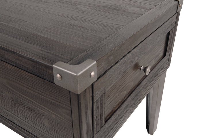 Todoe End Table with USB Ports & Outlets (T901-3)