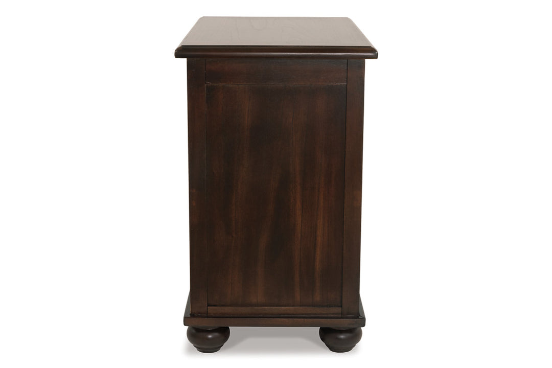 Barilanni Chairside End Table with USB Ports & Outlets (T934-7)