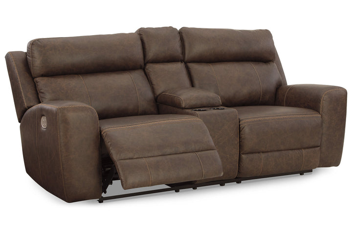 Roman Power Reclining Loveseat with Console (U2540118)