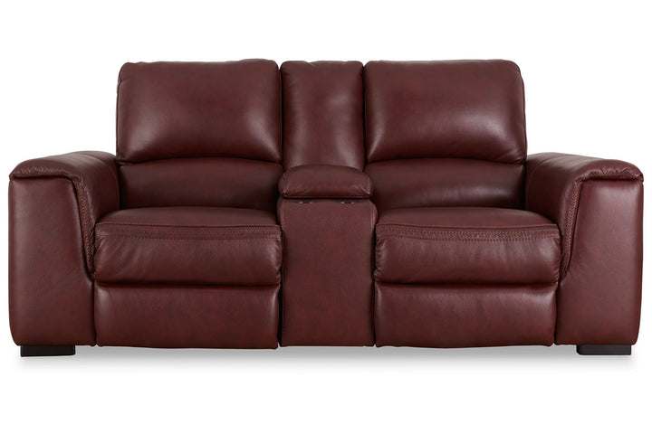 Alessandro Power Reclining Loveseat with Console (U2550118)